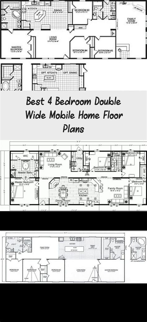 We have yet another double wide that is just now being released! Double Wide Floor Plans 4 Bedroom - Google Search ...