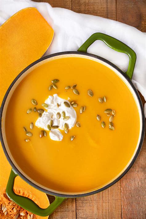 I'm not a big fan of squash but i love this soup. Easy Butternut Squash Soup (with Topping Ideas!) - Dinner ...
