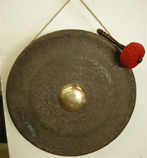 Very Large Temple Gong At 1stdibs