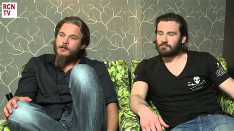And then he bit his lip and you died all over again and went to valhalla where you could bask in travis fimmel forever and ever. Vikings Travis Fimmel & Clive Standen Interview - YouTube