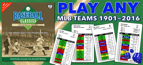 baseball classics baseball board games | Baseball Classics | Baseball Board Games | Play Any MLB ...