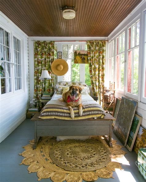 Sleeping Porch Rustic Lake Houses Cottage Interiors