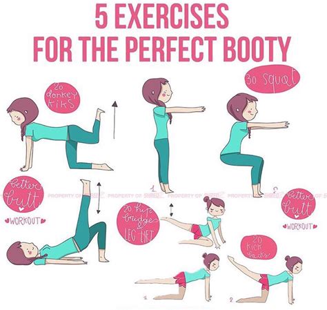 5 Exercises For The Perfect Booty Musely