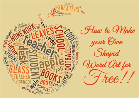 Generate live word clouds through your audience with a polling app. How to Make Free Word Art Online in Fun Shapes - The Love ...