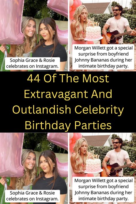 44 Of The Most Extravagant And Outlandish Celebrity Birthday Parties Artofit