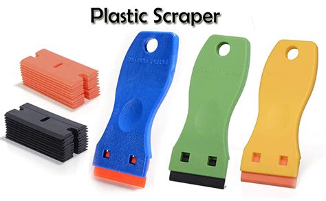 Ehdis® Plastic Scraper 15”mini Razor Plastic Double Edged Blade