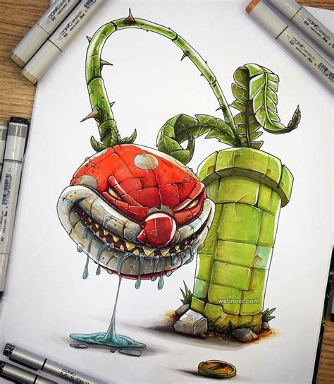 15 Creative And Funny Drawings By Tino Valentin Copic