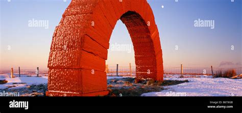 Striding Arches In Landscape By Enviromental Artist Andy Goldsworthy An