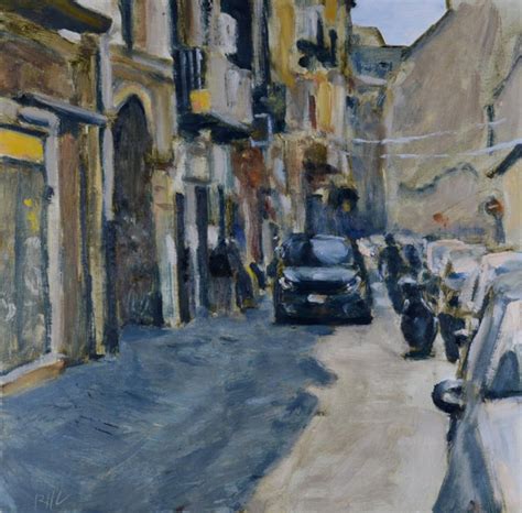 Original Oil Painting Napoli Naples Italy Urban Landscape Etsy
