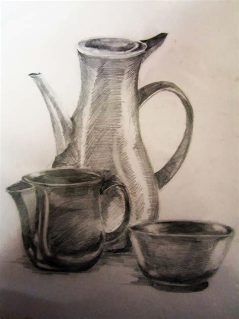 Kedai jual pinggan ayan merata macam cendawan tumbuh selepas hujan. FUN SKETCHING: set pinggan mangkuk