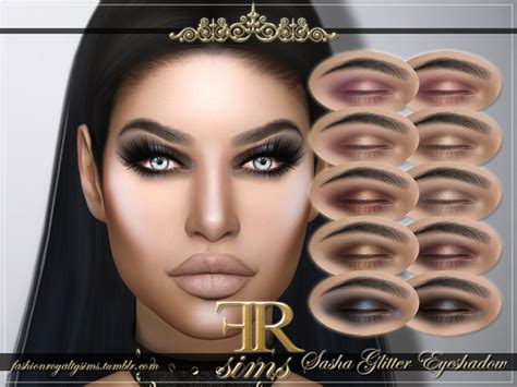 Frs Sasha Glitter Eyeshadow By Fashionroyaltysims At Tsr Sims 4 Updates