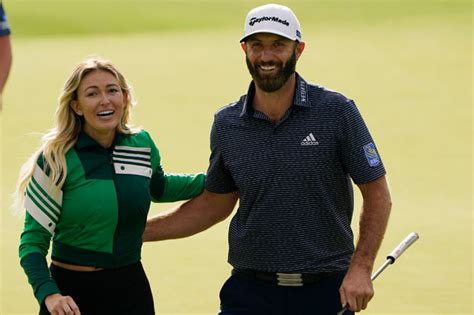 Paulina Gretzky Shares Kiss With Dustin Johnson After Masters Golf Win