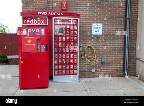 Redbox DVD movie rental vending machine. Alexandria Minnesota MN USA ...