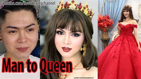Man To Woman Makeup Transformation Boy To Beauty Queen Youtube