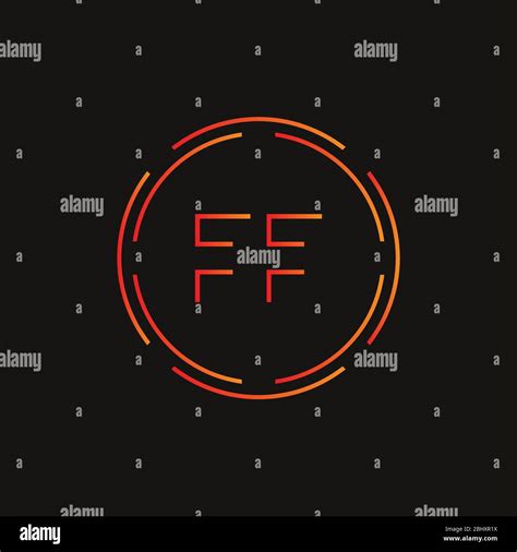 Initial Letter Ff Logo Design Vector Template Creative Linked