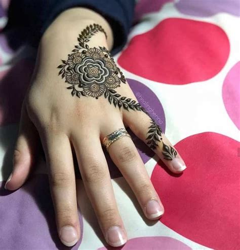 Simple Flower Arabic Mehndi Designs 2019 For Girls Arabic Mehndi Design