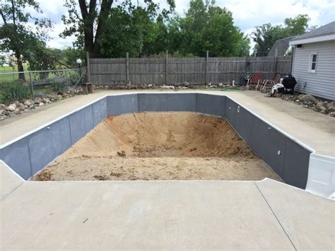 Old Pool Without Liner In Ground Pools Inground Pools Swimming