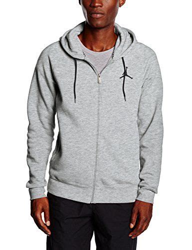 Nike Mens Jordan Jumpman Brushed Fz Hooded Sweatshirt Dark Greyblack