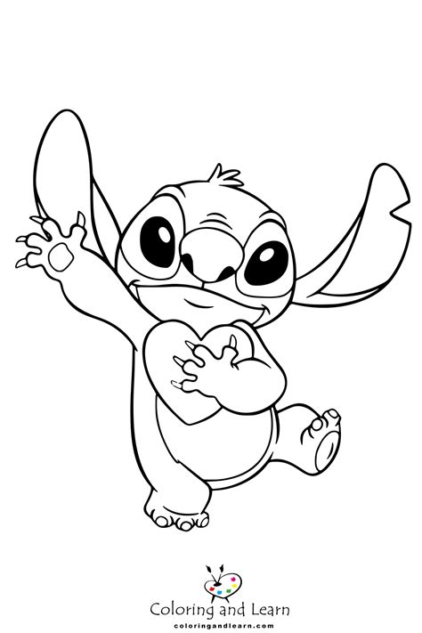 Stitch Coloring Pages 2023 Coloring And Learn
