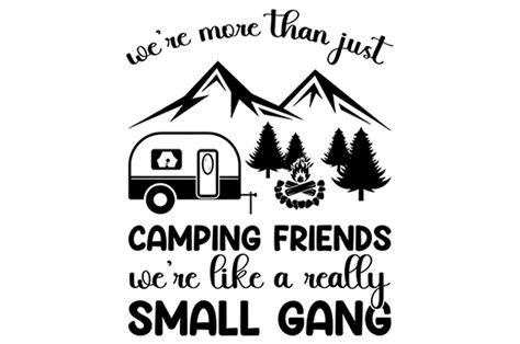 Camping Friend Small Gang Adventure Graphic By Pikxort Studio