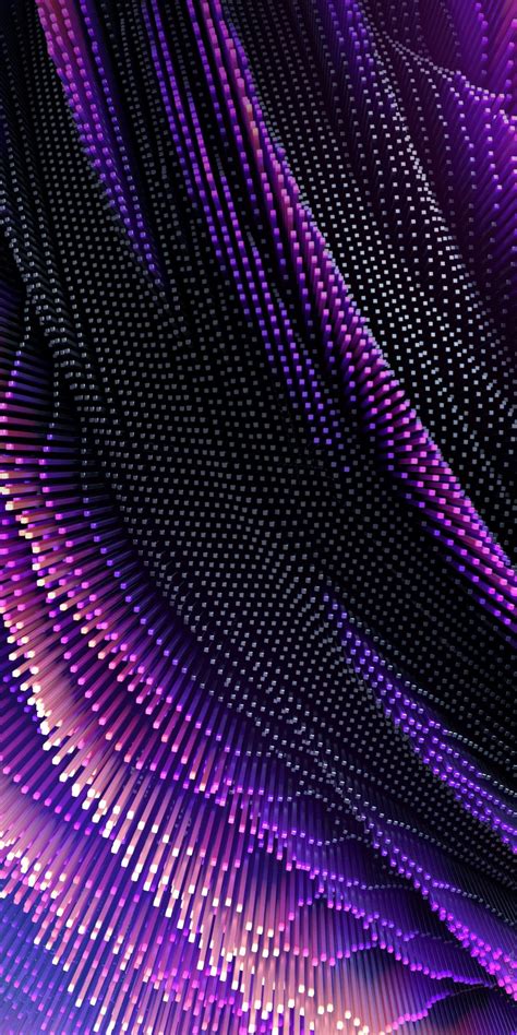 Purple Neon Small Bars Abstract 1080x2160 Wallpaper Abstract