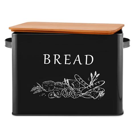 Buy E Far Bread Box For Kitchen Countertop Metal Bread Storage