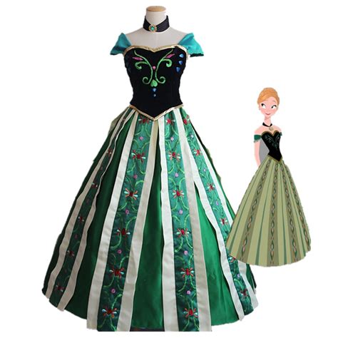 Buy Princess Anna Dress Cosplay Costume Coronation
