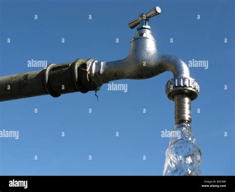 Running Water Tap Stock Photo Alamy