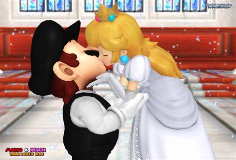 Mario X Peach True Loves Kiss By Shadowninjamaster On Deviantart