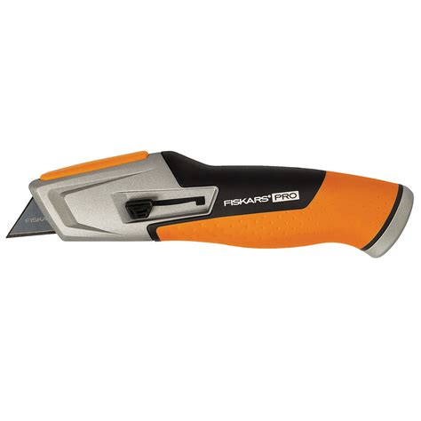 Fiskars Pro Retractable Utility Knife Utility Knives And Blades