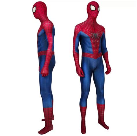 The Amazing Spiderman Costume Halloween Cosplay Bodysuit Etsy Canada