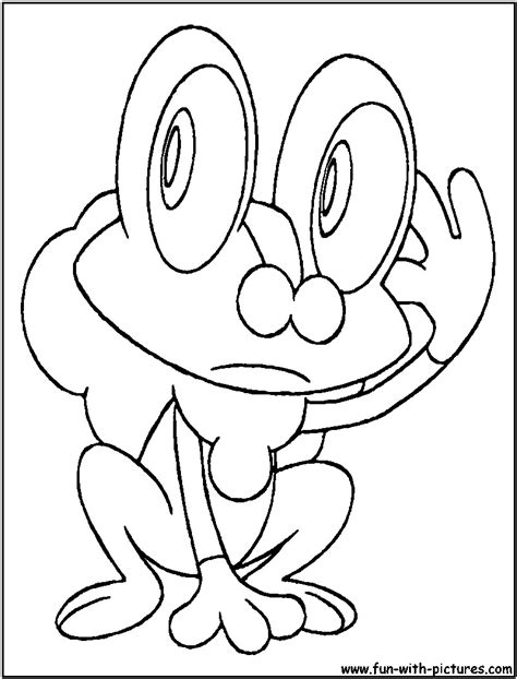 Pokemon Frogadier Coloring Pages Images Sketch Coloring Page