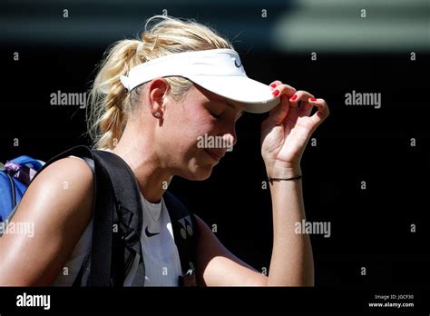 Donna Vekic Croatia The Wimbledon Championships 2017 2017 Stock