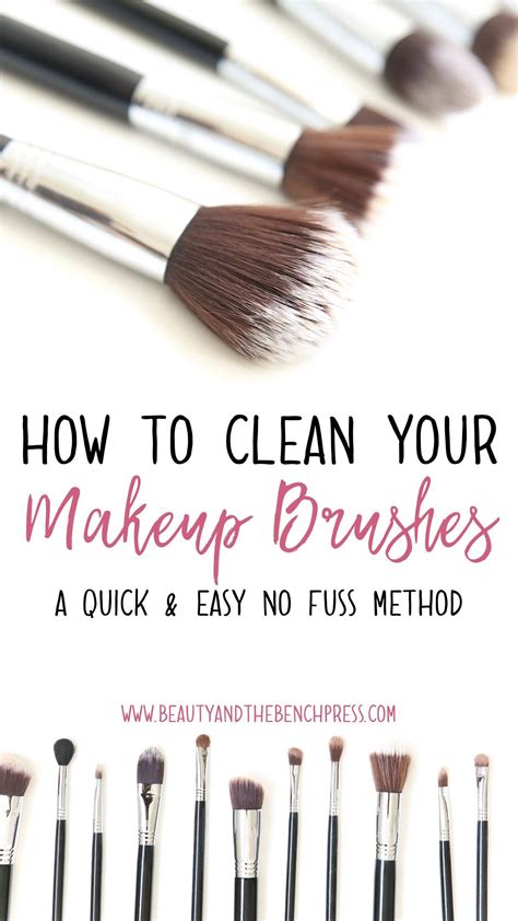 How I Clean My Makeup Brushes Quickly And Easily Makeupbrushes How