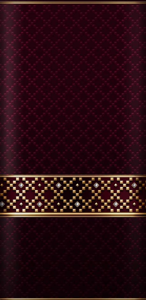 Burgundy And Gold Wallpaper