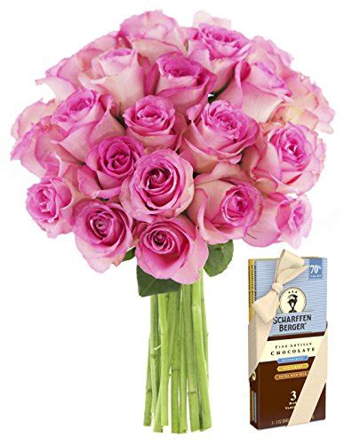 Bouquet Of Long Stemmed Pink Roses Dozen And A Half And Scharffen