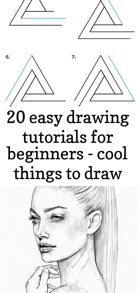 20 Easy Drawing Tutorials For Beginners Cool Things To