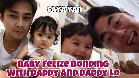 Baby Felize Bonding With Daddy Mccoy And Daddy Lo Mark De Leon Elisse