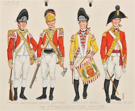The 7th Royal Fusiliers Regiment Of Foot Drummer And Sergeant In 833