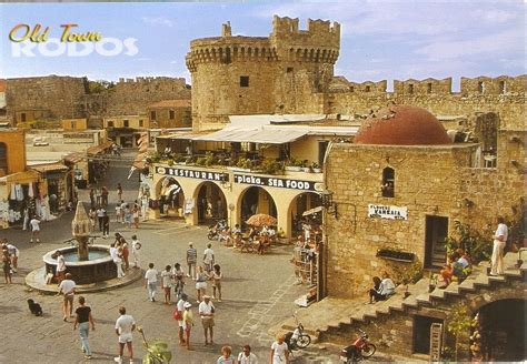 My Unesco World Heritage Postcards Greece Medieval City Of Rhodes