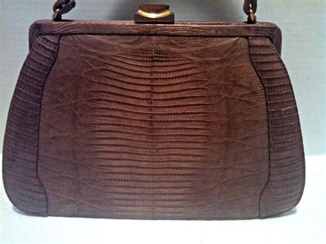 Vintage Palizzio Snakeskin Designer Purse Handbag Very New York Mad