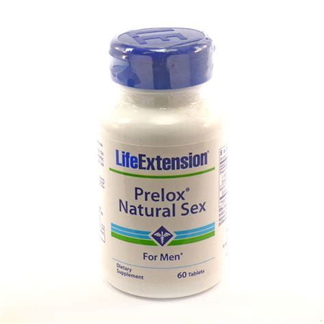 Prelox Natural Sex For Men By Life Extension 60 Tablets 737870137368