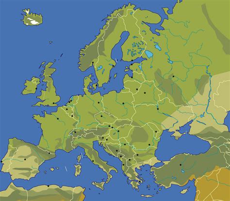 Europe Landforms Diagram Quizlet