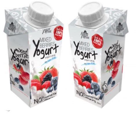 Farm Fresh Uht Mix Berries Yogurt Drink 200ml Lazada