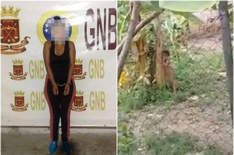 Mujer Es Detenida Por Amarrar A Su Hijo Desnudo A Una Mata De Plátanos