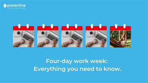 Four Day Work Week What Do You Need To Know
