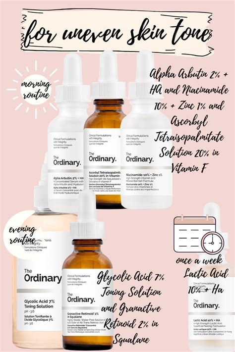 The Ordinary Skincare Routine For An Uneven Skin Tone The Ordinary