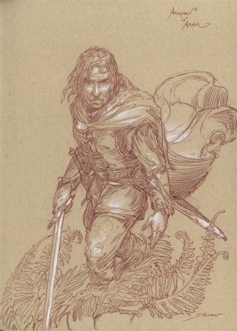 Donato Giancola Aragorn In Arnor Tolkien Art Tolkien Concept Art