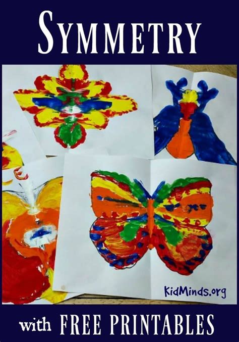 Symmetry For Little Kids Art Project With Free Printables Kidminds
