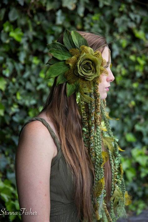 Forest Fairy Headdress Headdress Headpiece Fairy Etsy Burning Man